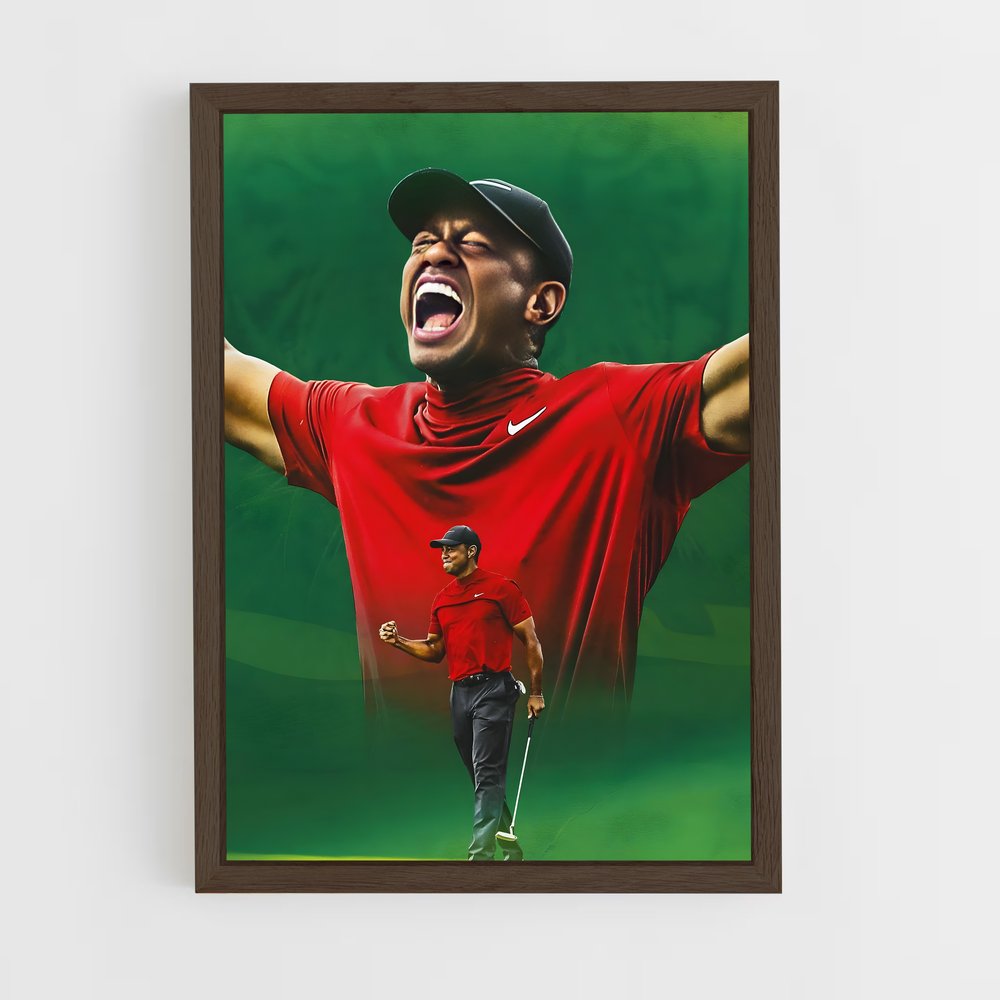 Poster Tiger woods magnifie – affiche Golf (vue 5)